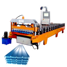 used china made aluminum roof profile tiles metal roll forming machine